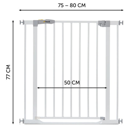 Hauck Safety Gates Clear Step Gate (White)