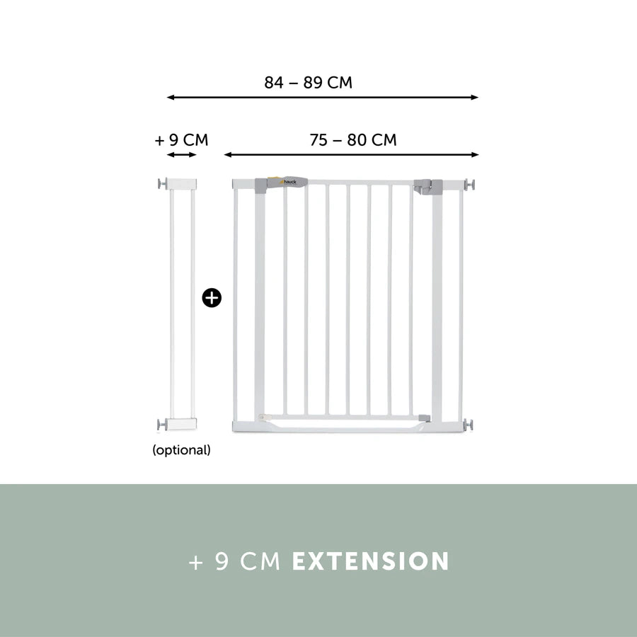 Hauck Safety Gates Clear Step Gate (White)
