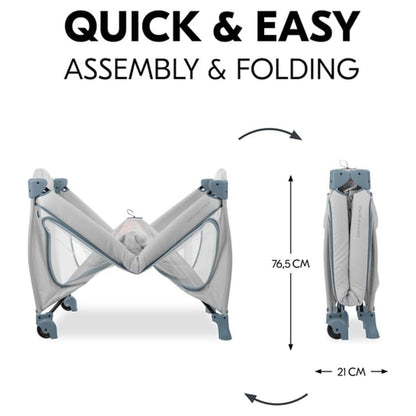 Hauck Sleep N Play Go Plus Travel Cot (Dusty Mint)