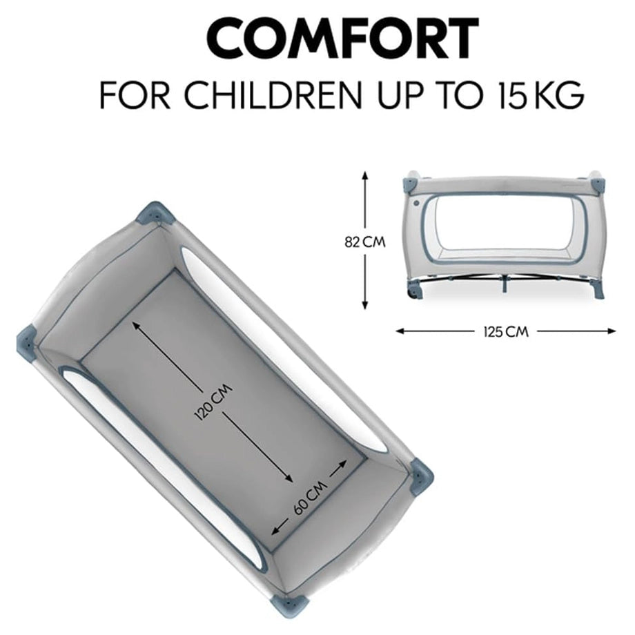 Hauck Sleep N Play Go Plus Travel Cot (Dusty Mint)
