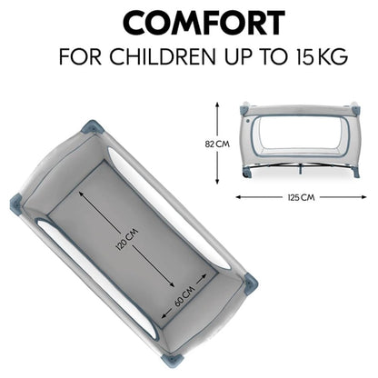 Hauck Sleep N Play Go Plus Travel Cot (Dusty Mint)