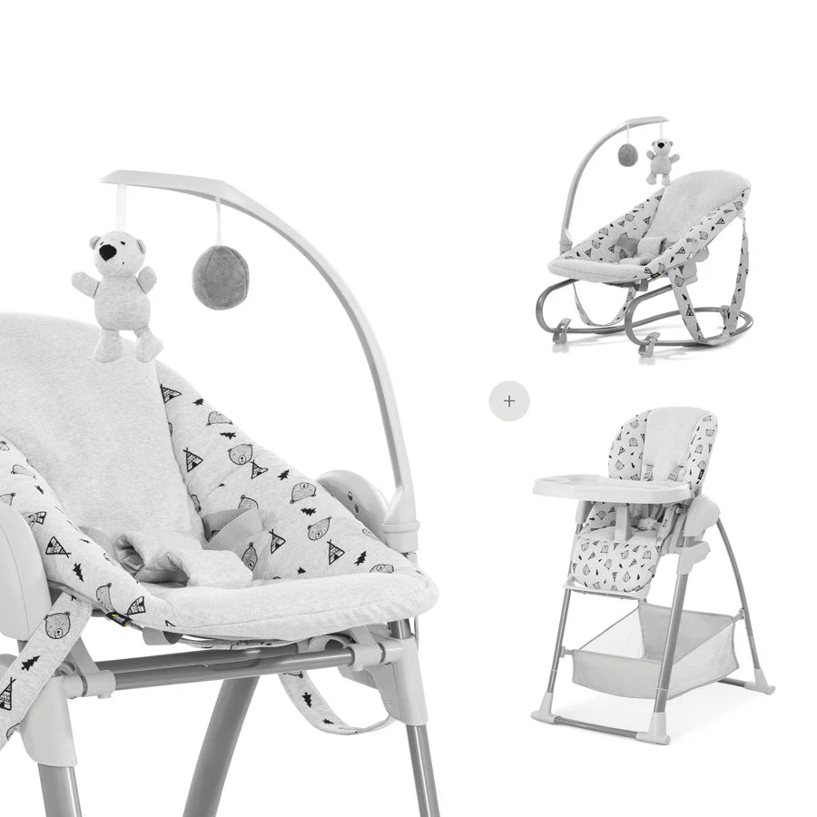 كراسي الأطفال المرتفعة Sit N Relax 3in1 من Hauck (رمادي) كراسي الأطفال المرتفعة Sit N Relax 3in1 من Hauck (رمادي)