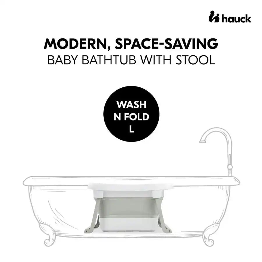 Hauck Wash N Fold L (White-Sage)