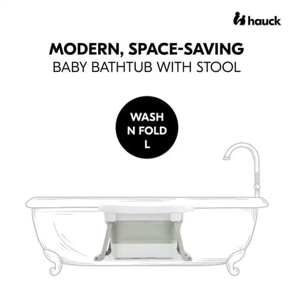 Hauck Wash N Fold L (White-Sage)
