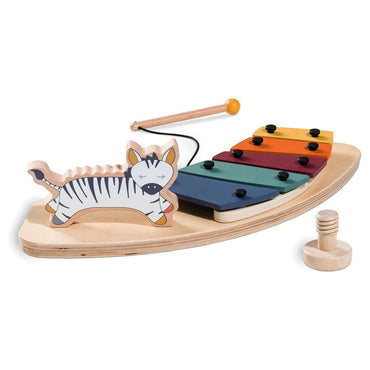 Hauck Alpha+ Additional Toy Music Set With Fsc-Certified Beechwood Xylophone For Highchair