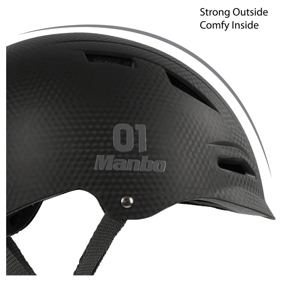 Qplay Manbo Kids Safety Helmet (1–6Y, Adjustable) (Black)