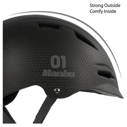 Qplay Manbo Kids Safety Helmet (1–6Y, Adjustable) (Black)