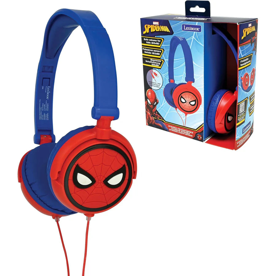 Lexibook Spider Man Stereo Wired Foldable Headphone Lexibook Spider Man Stereo Wired Foldable Headphone