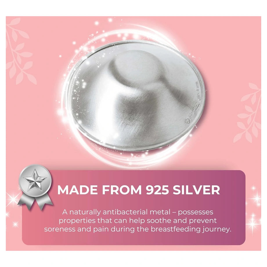 Silverette Silver Nursing Cups (Xl)