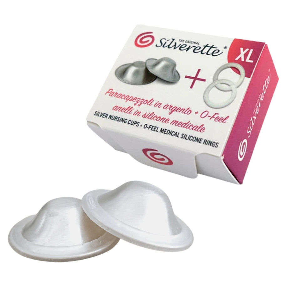 Silverette Silver Nursing Cups + O-Feel (Xl)