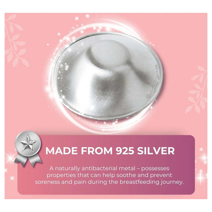 Silverette Silver Nursing Cups + O-Feel (Xl)