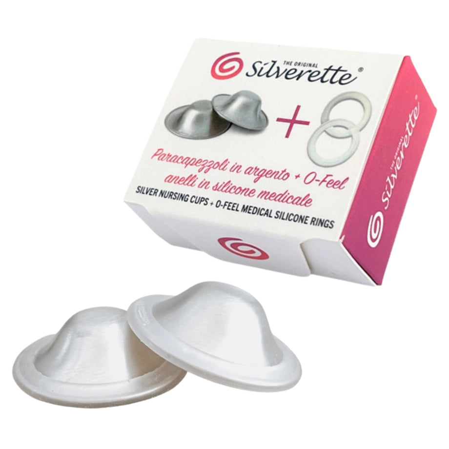Silverette Silver Nursing Cups + O-Feel (Regular)
