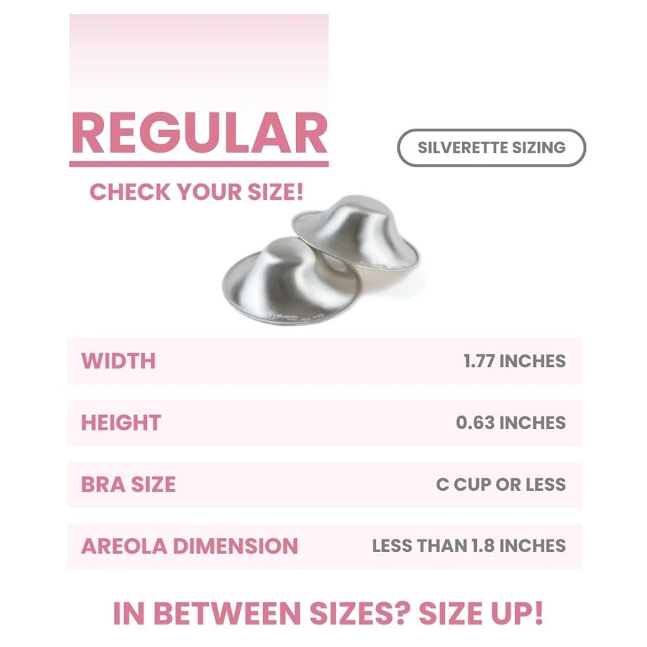 Silverette Silver Nursing Cups + O-Feel (Regular)