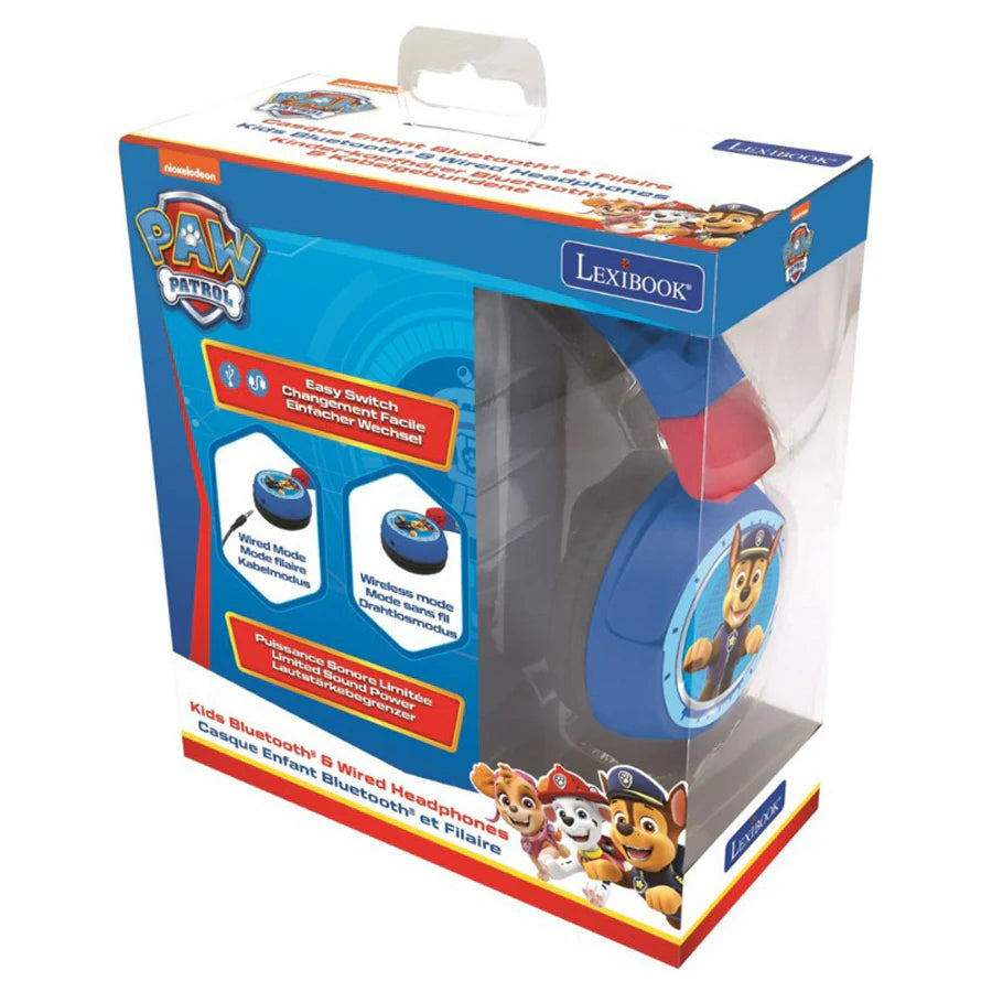 Lexibook Paw Patrol 2 in1 Foldable Headphone