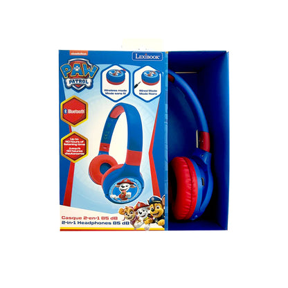 Lexibook Paw Patrol 2 in1 Foldable Headphone