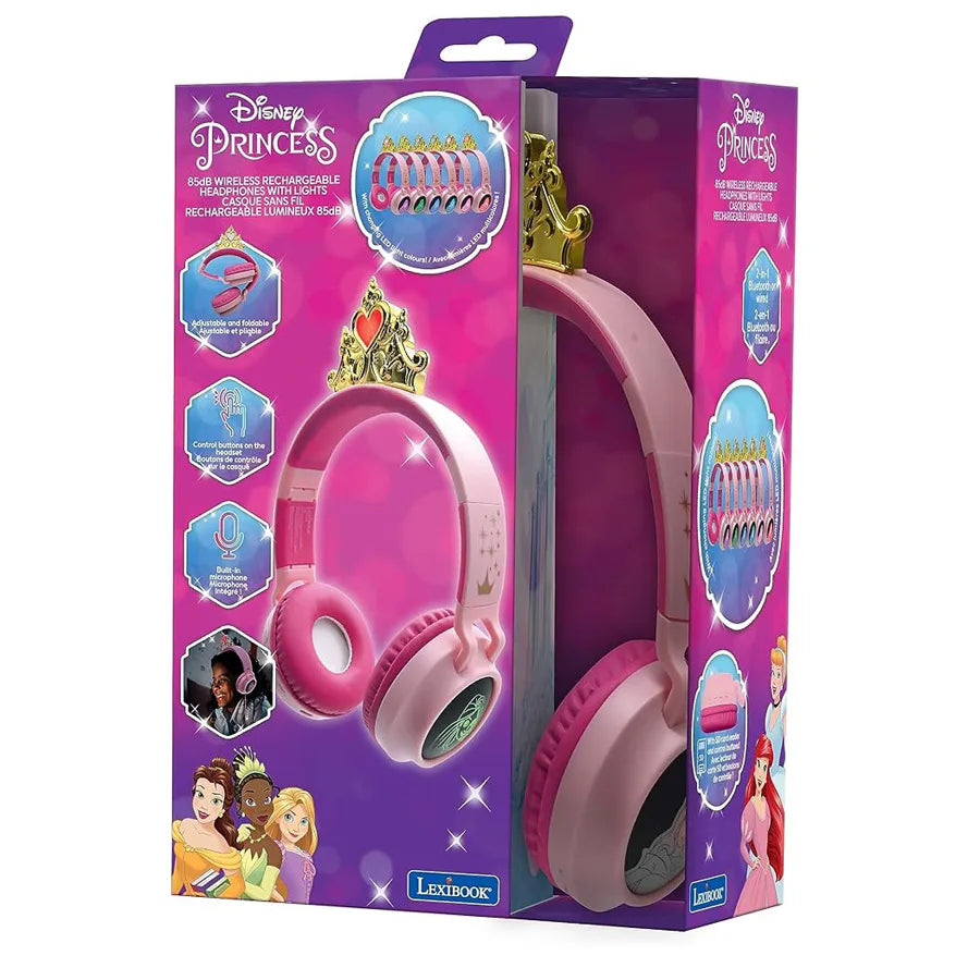 Lexibook Princess Bluetooth/Wired Foldable Headphones