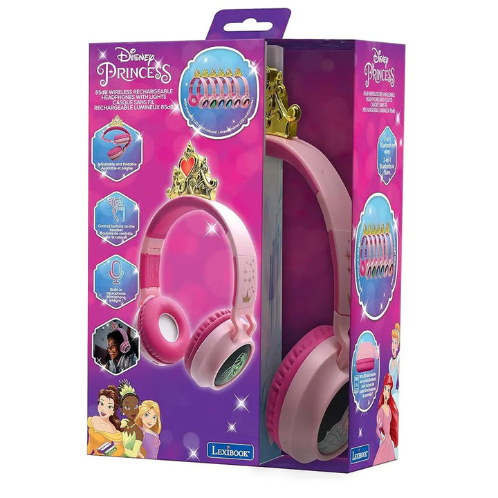 Lexibook Princess Bluetooth/Wired Foldable Headphones