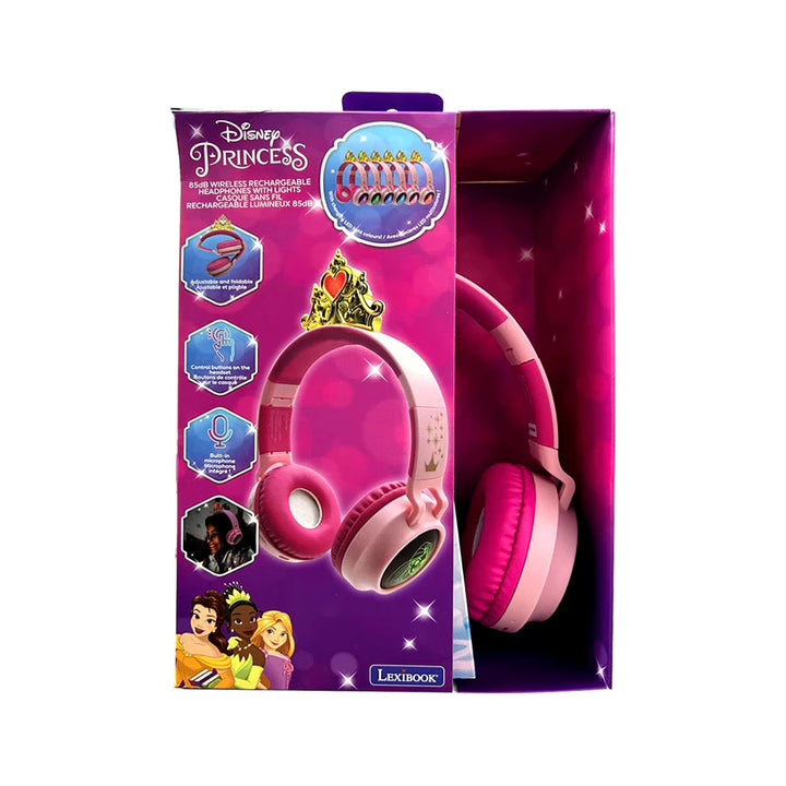 Lexibook Princess Bluetooth/Wired Foldable Headphones