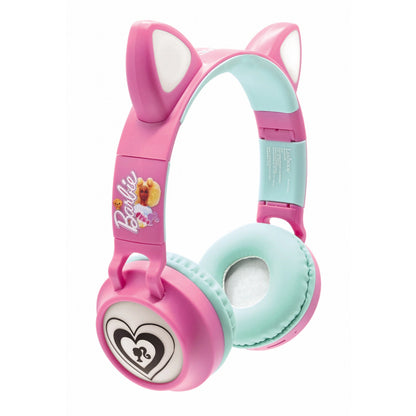Lexibook Barbie Wireless Rechargeable Headphones W/Light