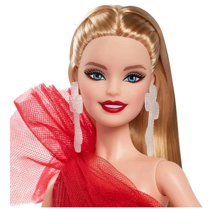 Barbie Signature 2024 Collector Holiday Doll with Blonde Hair and Plaid Gown