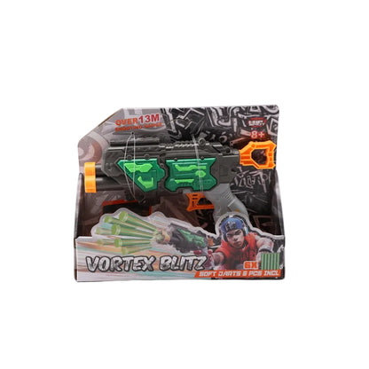 Hip Shot Soft Bullet Gun (3-Round Rotating, Includes 6 Bullets)