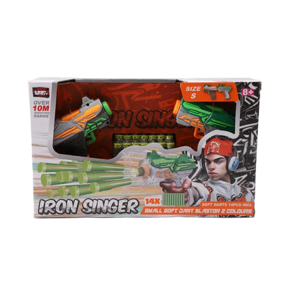 Hip Shot Soft Bullet Dual Small Guns Set (Includes 14 Bullets)