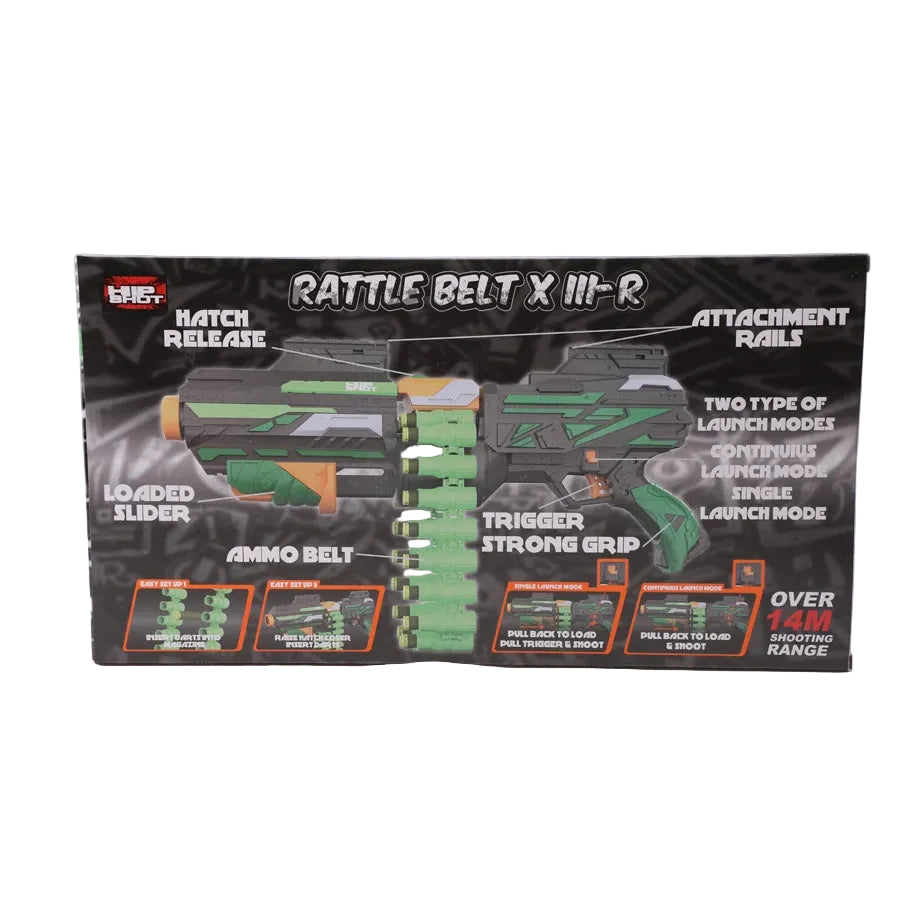 Hip Shot Soft Bullet Revolver (20 Chambers, Includes 40 Bullets)