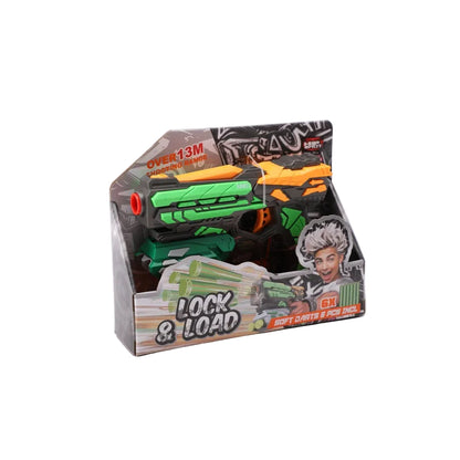 Hip Shot Soft Bullet Gun Small Lock & Load | Includes 6 Soft Bullets