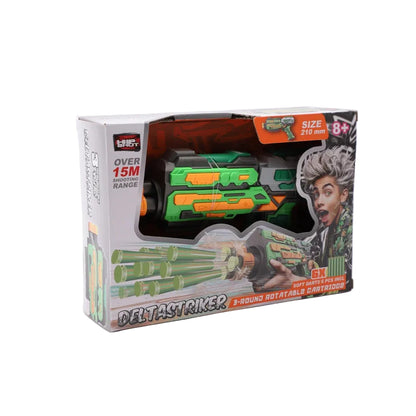 Hip Shot Soft Bullet Gun (3-Round, Includes 6 Bullets)