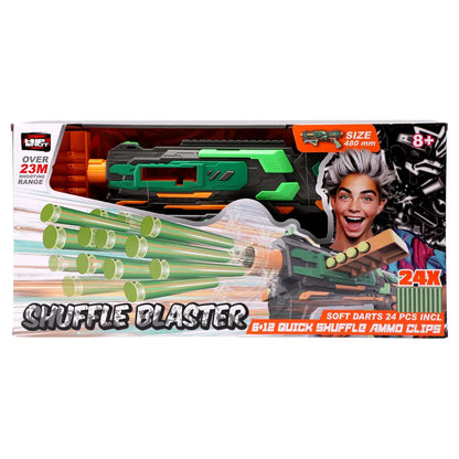 Hip Shot Soft Bullet Gun (12-Round, Includes 24 Bullets)