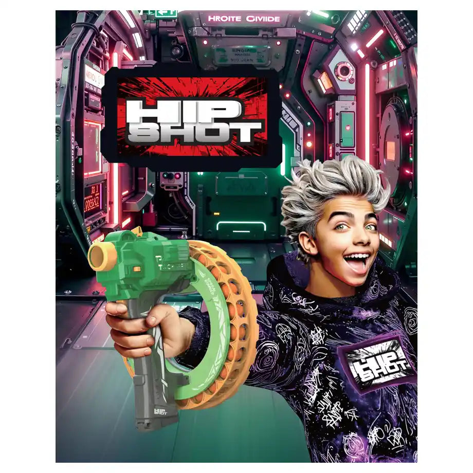 Hip Shot Battery-Operated Soft Ball Gun (22-Round)