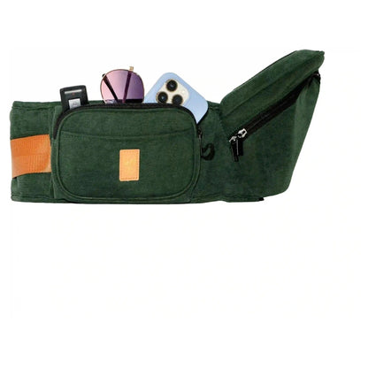Hackerlily HipSurfer Hip Carrier (Moss & Tan Corduroy)