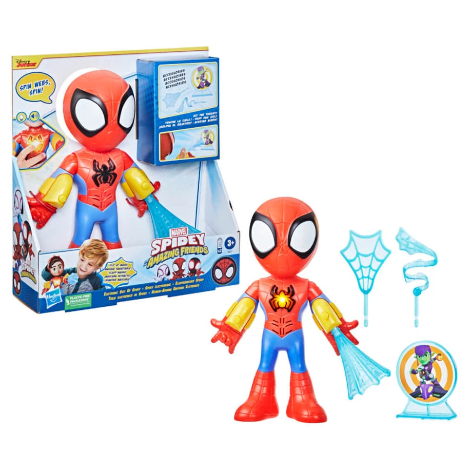 Hasbro Marvel Spidey & His Amazing Friends Spidey Electric Suit Up Action Figure (25 cm)