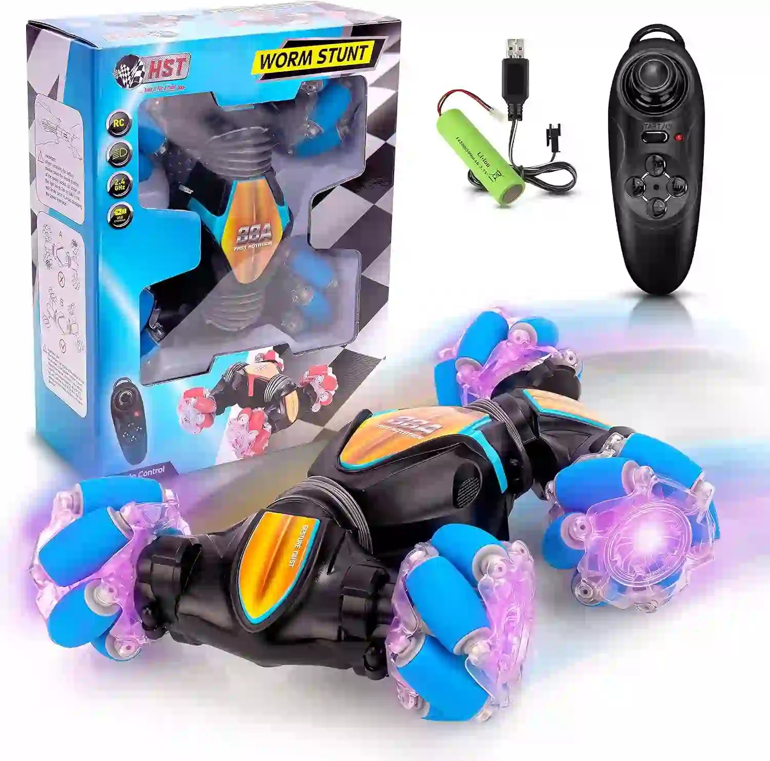 سيارة HST Mini Drift Twisting Stunt Car - جهاز تحكم عن بعد بمستشعر الجاذبية سيارة HST Mini Drift Twisting Stunt Car - جهاز تحكم عن بعد بمستشعر الجاذبية