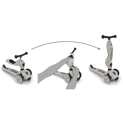 Scoot & Ride 2-in-1 Highwaykick 1 Scooter (Ash)