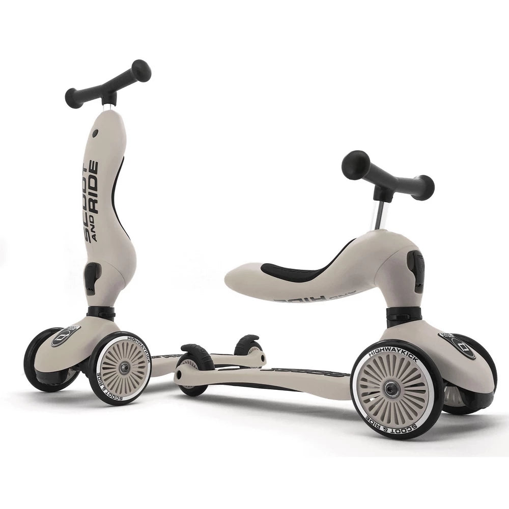 سكوتر Scoot & Ride 2 في 1 Highwaykick 1 (رمادي) سكوتر Scoot & Ride 2 في 1 Highwaykick 1 (رمادي)