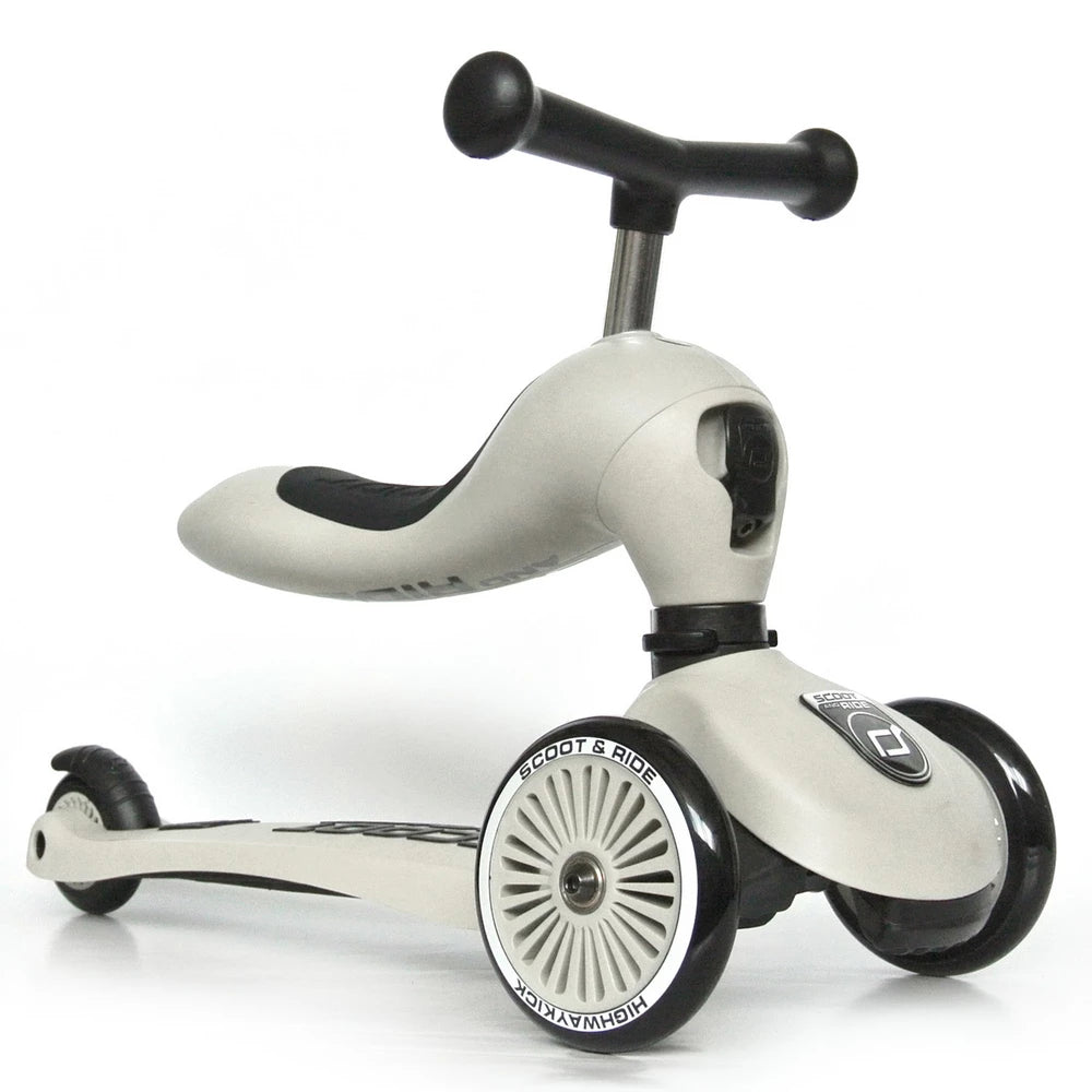 سكوتر Scoot & Ride 2 في 1 Highwaykick 1 (رمادي) سكوتر Scoot & Ride 2 في 1 Highwaykick 1 (رمادي)