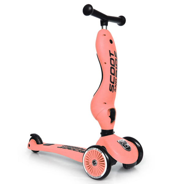 Scoot & Ride - 2-in-1 Highwaykick 1 Scooter (Peach)
