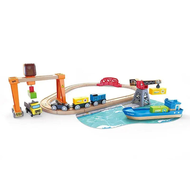 Hape Lift & Load Harbour Set