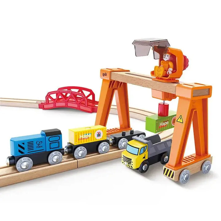 Hape Lift & Load Harbour Set