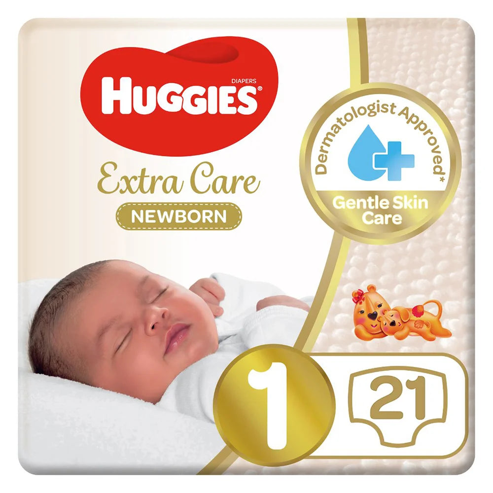 Huggies Diapers Pure and Natural 21's (Size 1)