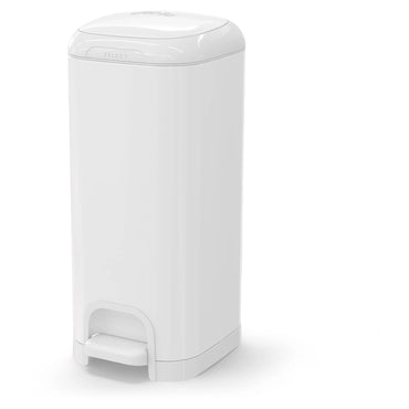 Diaper Genie Select Odor Lock Stainless Steel Pail (White)