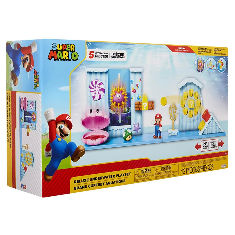 Nintendo Super Mario Deluxe Underwater Playset