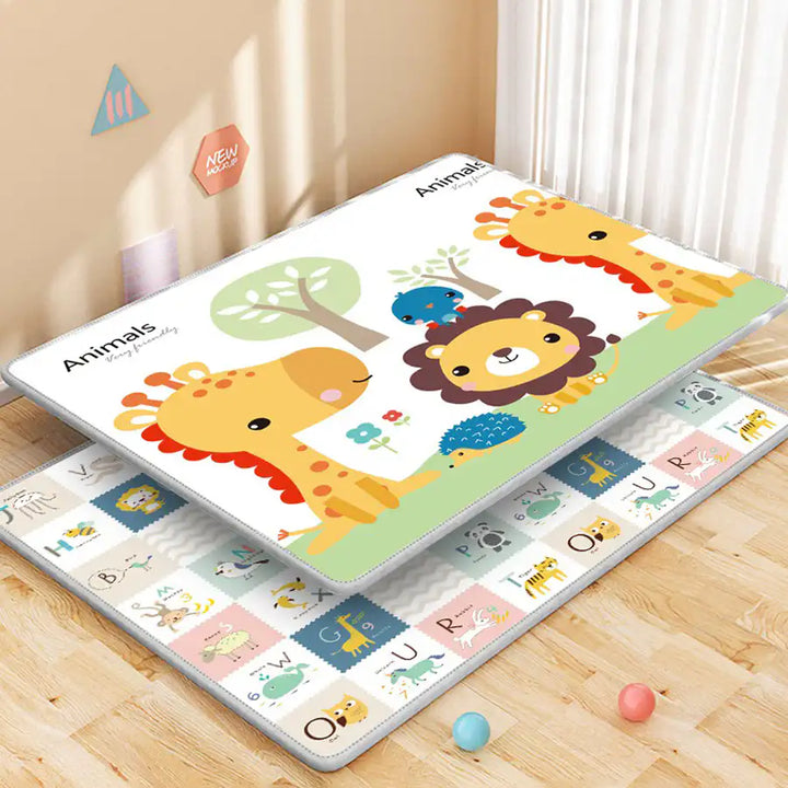 Galaxy - Baby Reversible Playmats - Animals (1.5cm Thick)