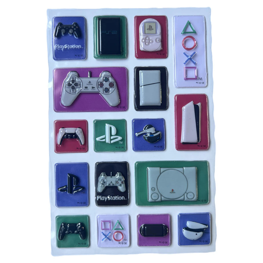 Sony PlayStation PVC Mold Stickers Sony PlayStation PVC Mold Stickers