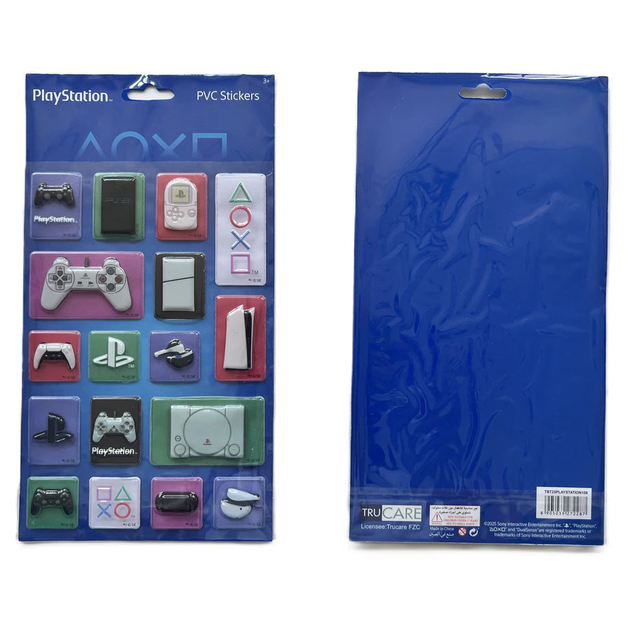 Sony PlayStation PVC Mold Stickers Sony PlayStation PVC Mold Stickers