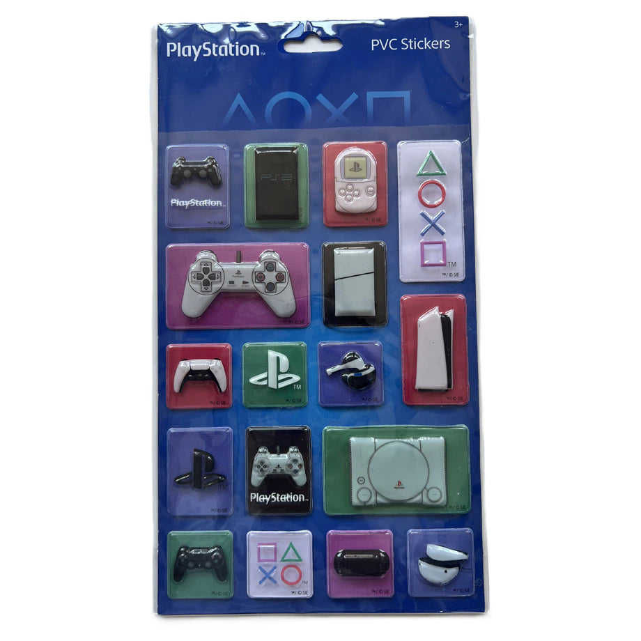 Sony PlayStation PVC Mold Stickers Sony PlayStation PVC Mold Stickers