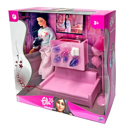 Fulla Doll with Living Room Set