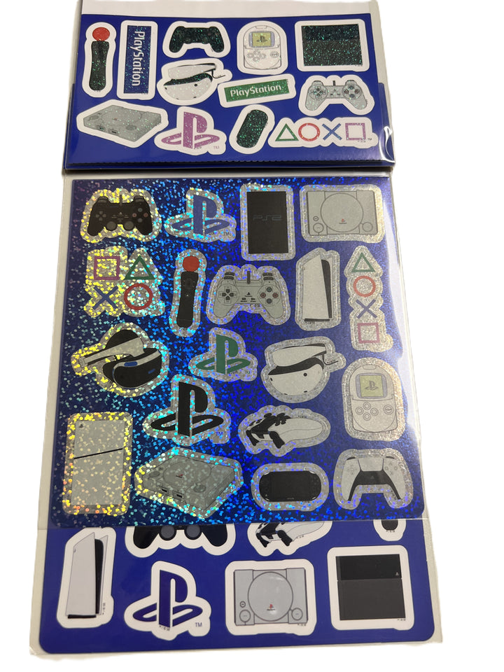 Sony PlayStation Glitter Stickers