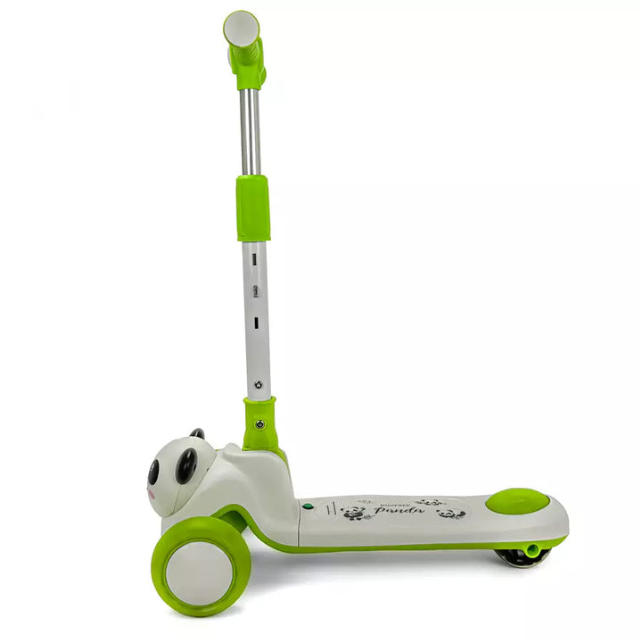 Panda Kids Scooter with Light & Sound (Green)